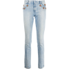 Gucci crystal-embellished denim jeans - 牛仔裤 - 