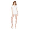 Guess Women's Short Sleeve Arabella Lace Mix Romper - Calças - $98.00  ~ 84.17€