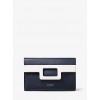 Gwen Color-Block Leather Fold-Over Tote - Torebki - $298.00  ~ 255.95€