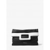 Gwen Color-Block Leather Fold-Over Tote - Torebki - $298.00  ~ 255.95€