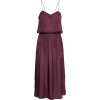 H&M Burgundy Dress - sukienki - 