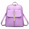 H.TAVEL®new Fashion Women Girl Leather Mini School Bag Travel Backpack Rucksack Shoulders Bag Satchel (Purple) - Bag - $35.00 