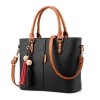 H.Tavel Lady Women's Soft Leather Top-Handle Handbags Work Place Shoulder Tote Bag - Bag - $29.99 