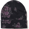 HAT WITH FLORAL PRINT - ハット - 
