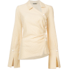 HELLESSY side button shirt - 半袖衫/女式衬衫 - 