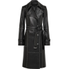 HELMUT LANG Studded leather trench coat - Jacken und Mäntel - 