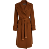 HELMUT LANG burnt orange belted coat - Jacket - coats - 