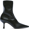 HIGH-HEEL LEATHER ANKLE BOOT - Škornji - $129.00  ~ 110.80€