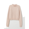 H&M Pink Ribbed Sweater - Swetry - 