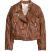 H&M leather jacket in brown - Jacket - coats - 