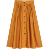 H&M mustard yellow skirt - Юбки - 