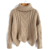 H&Mneutral beige camel pullover - Puloverji - 