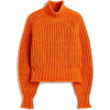 H&M orange turtleneck - Puloverji - 