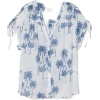 H&M palm tree blouse - Camisa - curtas - 
