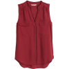 H&M top in red - Camicia senza maniche - 