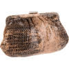HOBO INTERNATIONAL Dove VI-35066BLK Clutch Exotic Crackle - Torby z klamrą - $70.00  ~ 60.12€