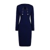 HOMEYEE Women's Sexy Fashion Long Sleeve Wear to Work Bodycon Dress B10 - sukienki - $21.99  ~ 18.89€