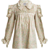 HORROR VACUI neutral printed blouse - Srajce - kratke - 
