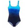 HOTAPEI Women's Athletic Training Gradient Criss Cross Back One Piece Swimsuit Swimwear Bathing Suit - Swimsuit - $38.99 