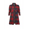 HOT FROM HOLLYWOOD Women's Long Sleeve Oversized Boyfriend Fit Plaid Flannel Shirt - Shirts - $22.99 