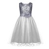 HOTOUCH Girls Flower Sequin Sleeveless Princess Tutu Tulle Occasion Birthday Party Dress - ワンピース・ドレス - $2.99  ~ ¥337