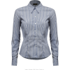 HOUSE OF FOXY blue white striped shirt - Camisa - curtas - 