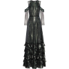 HUISHAN ZHANG Silk-blend lamé gown - sukienki - 