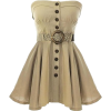 Haljina Beige Dresses - sukienki - 