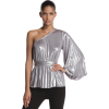 Halston Heritage Women's Pleated One Shoulder Top Sterling - Топ - $139.91  ~ 120.17€