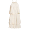 Halston Heritage Pleated Tiered Jersey D - sukienki - 