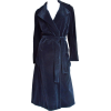 Halston Velvet Wrap Coat 1970s - Jacket - coats - 