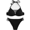 Halter Neck Strappy Bikini Set - Swimsuit - $20.00  ~ £15.20