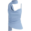 Halter Neckline Ruched - Tanks - 