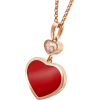 Happy Hearts 18-karat rose gold, diamond - Colares - 