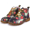 Harajuku Floral Martin Boots - ブーツ - 