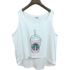 Harajuku style wear loose sling sleevele - Tanks - $15.99  ~ £12.15