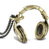 Headphones Necklace #musicjewelry #dj - Collares - $40.00  ~ 34.36€
