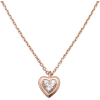 Heart Diamond Pendant, Diamond Pendant N - Halsketten - 