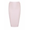 Hego Women's Stripe Wear to Work Bandage Bodycon Midi Skirts H1863 - Skirts - $39.00 