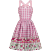 Hell Bunny Strawberry Shortcake Dress - Obleke - 