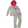 Hello Kitty Girls 2-6x Fleece Active Set with Mini Sequin Accents Heather Grey - 运动装 - $21.99  ~ ¥147.34