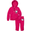 Hello Kitty Girls 2-6x French Terry Active Set with Embroidery Fuschia Purple - スポーツウェア - $24.46  ~ ¥2,753