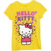 Hello Kitty Girls 2-6x Raining Hearts Graphic T-Shirt Aspen Gold - Майки - короткие - $11.99  ~ 10.30€