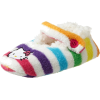 Hello Kitty Girls 7-16 Stripe Fuzzy Babba Slipper Socks Multi - Resto - $12.00  ~ 10.31€
