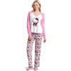 Hello Kitty Women's 3 Piece V-Neck Pajama Set with Slipper Light Pink - Pajamas - $29.40 
