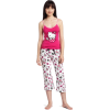 Hello Kitty Women's Hk Dreaming Of Love Two Piece Pajama Pant Set With Tank Top And Printed Pant Pink - Pajamas - $20.30 
