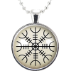 Helm of Awe Amulet, Viking Necklace - Ожерелья - 