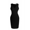 Heloise Fashion Women's Bodycon Sleeveless V-Neck Little Cocktail Party Dress - Haljine - $32.99  ~ 209,57kn