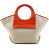 Hereu Cala Small Leather-Trimmed Canvas - Hand bag - 