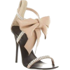 High Back Sandal with Bow - Klassische Schuhe - 